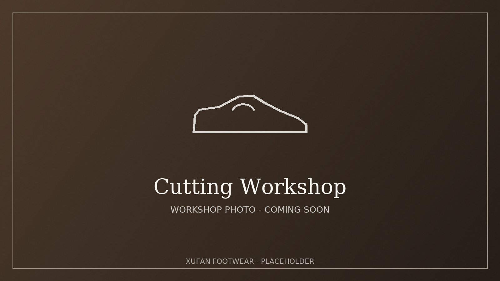 Cutting workshop at XuFan shoe factory, Anhui China