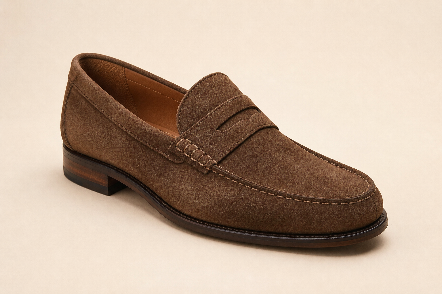 OEM suede loafers — XuFan style XF-1001