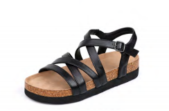 The Crossover Strap Cork Sandal — OEM footwear manufacturer